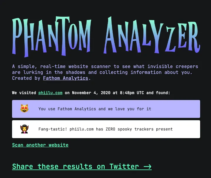 Phantom Analyzer